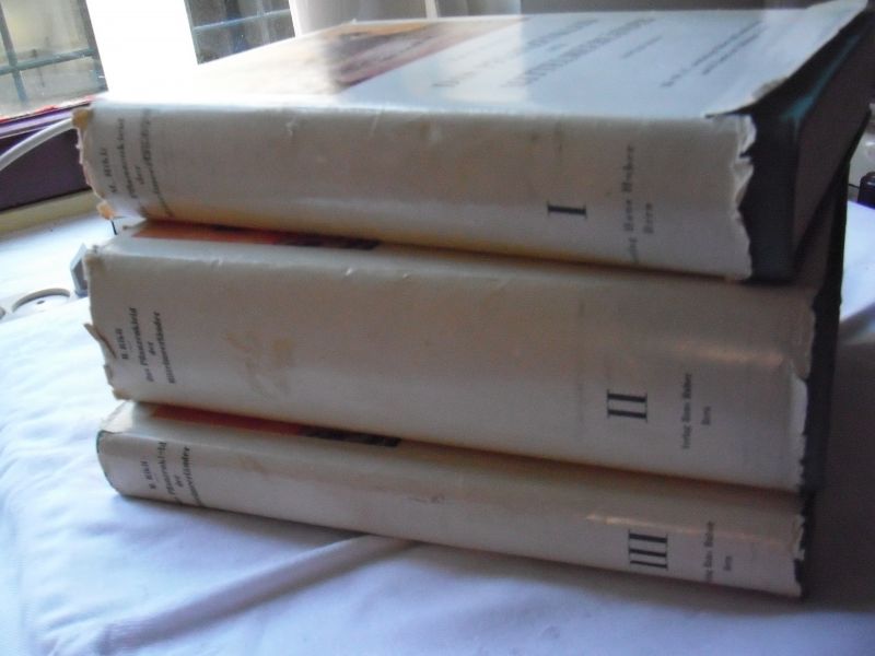 Rikli, Prof. Dr. M. - Das Pflanzenkleid der Mittelmeerländer deel 1, 2 en 3