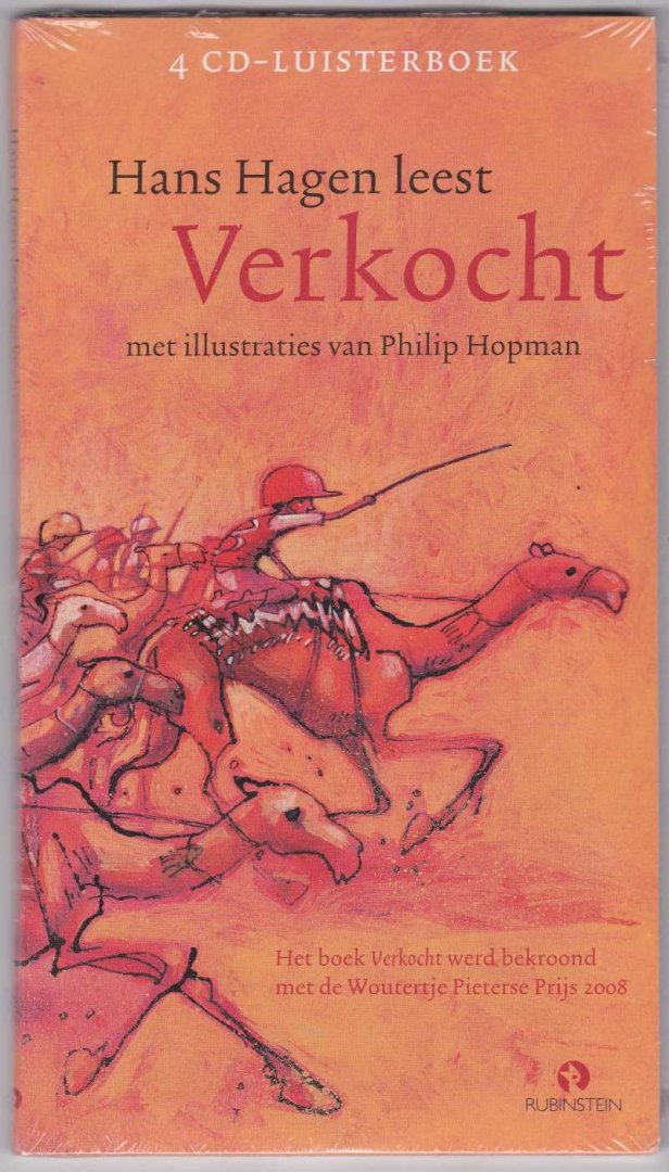 Hagen, Hans met illustraties van Philip Hopman - Hans Hagen leest Verkocht / 4 CD-luisterboek / Het boek werd bekroond met de Woutertje Pieterse Prijs 2008