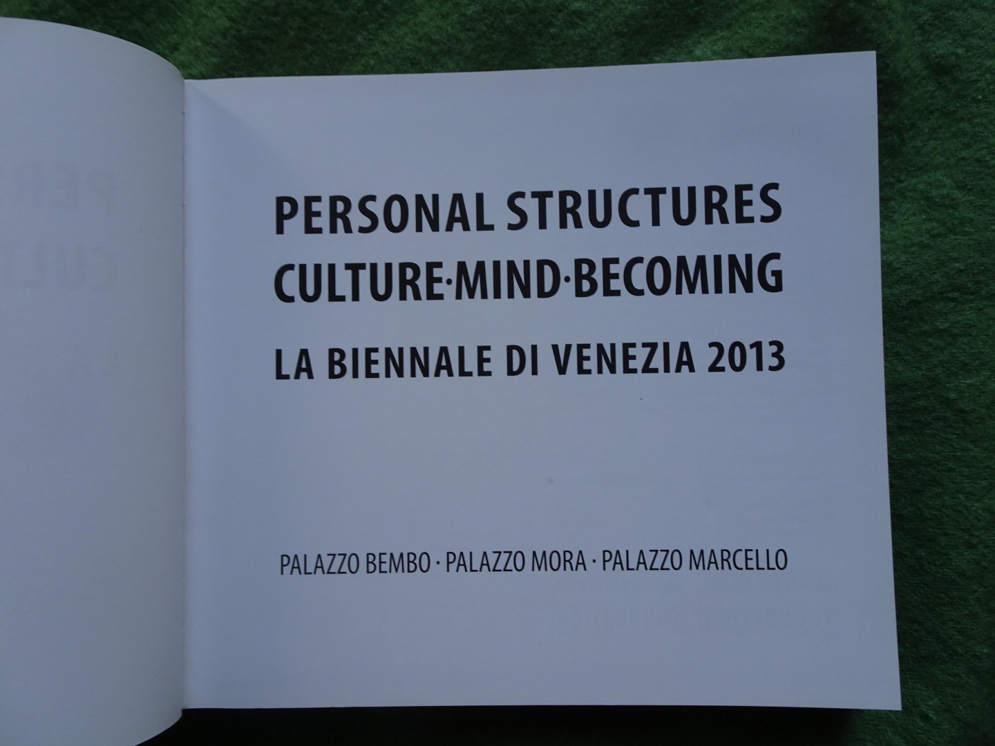  - PERSONAL STRUCTURES Culture - mind- becoming