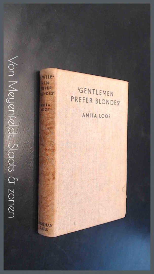 Loos, Anita - Gentlemen prefer blondes - The illuminating diary of a professional lady