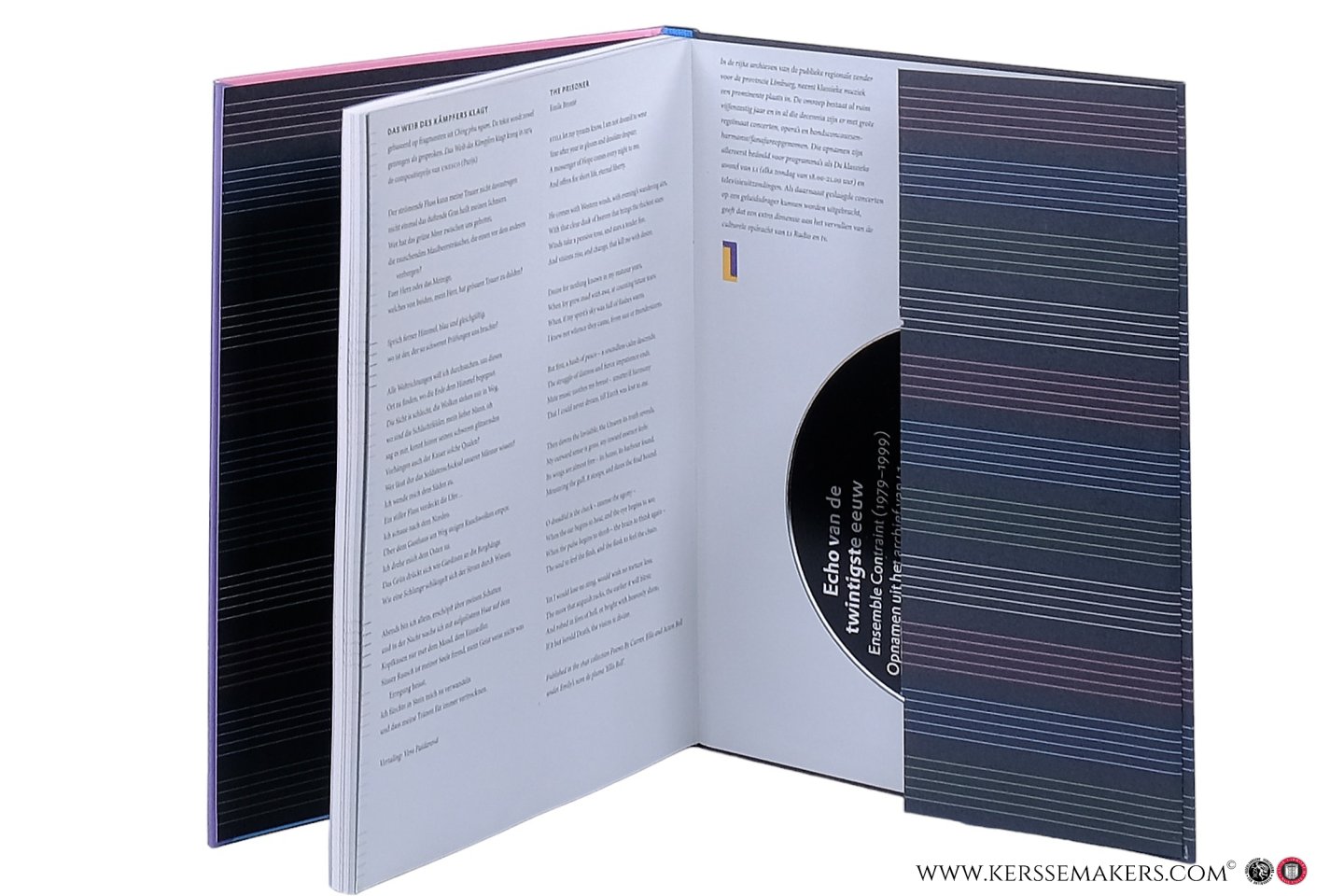 Frusch, Jos / Paul van der Steen. - Echo van de twintigste eeuw. Ensemble Contraint (1979-1999). Bijlage: cd met werken van Henri Lazaroff, Ladislav Kubik, Matty Niël, Jo van den Booren, George Antheil.