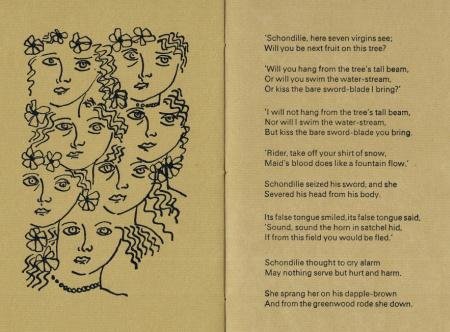 CAUSLEY, Charles - Schondilie. Translated from the German by Charles Causley. Illustrated by Robert Tilling.