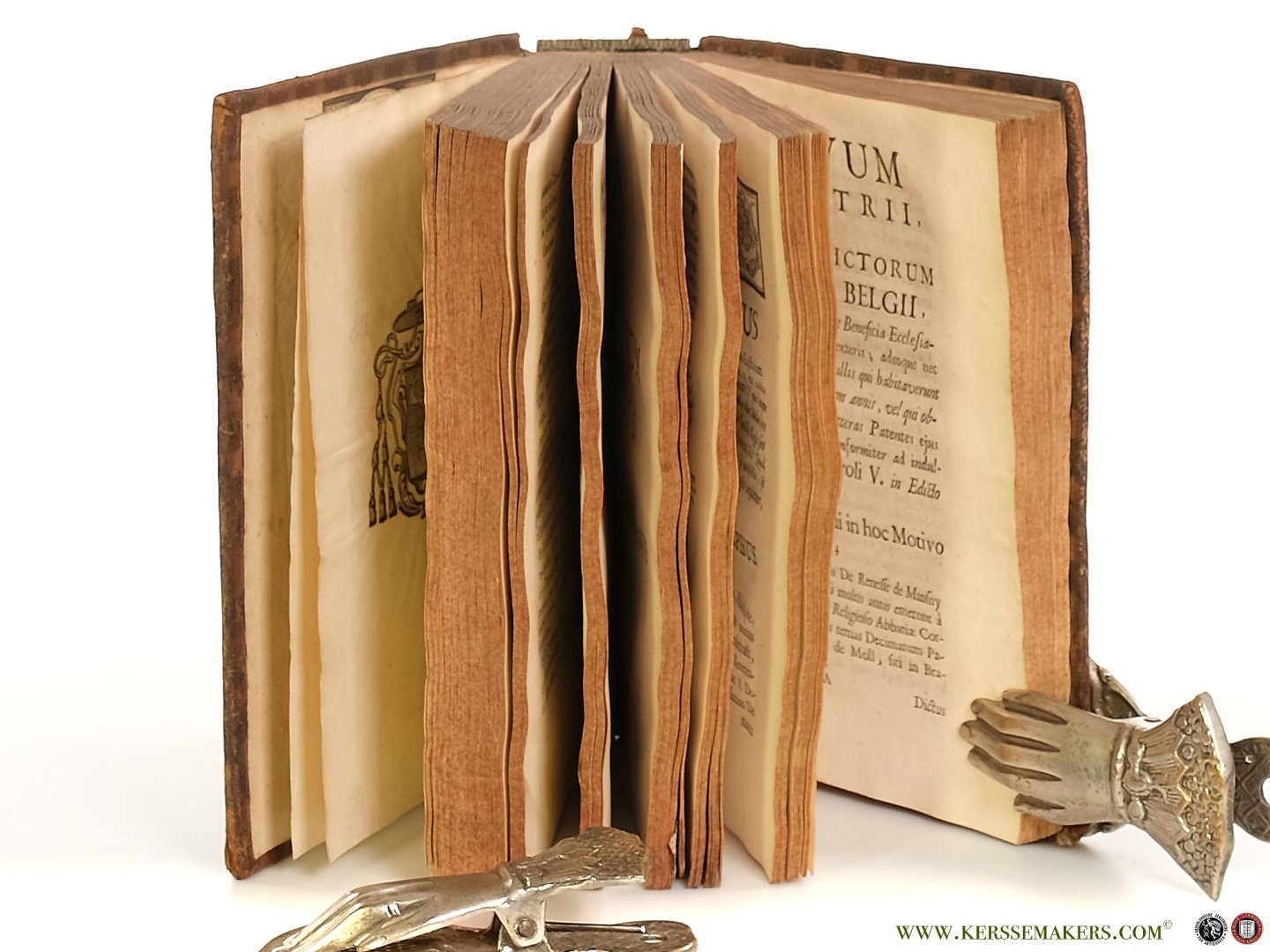 Govarts, Petri ( Petrus ). - Certamina ecclesiastica. [ Tiuli Opusculorum quae in hoc Libro continentur I. Certamen immunitatis Sacerdotum Belgii in causis personalibus praecipuè criminalibus &c. II. Certamen pro immunitate Ecclesiastica, seu asylo &c. cum Appendice, in t...