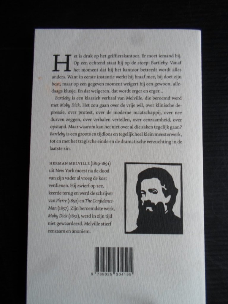Melville, Herman - De klerk Bartleby, Een verhaal van Wall Street