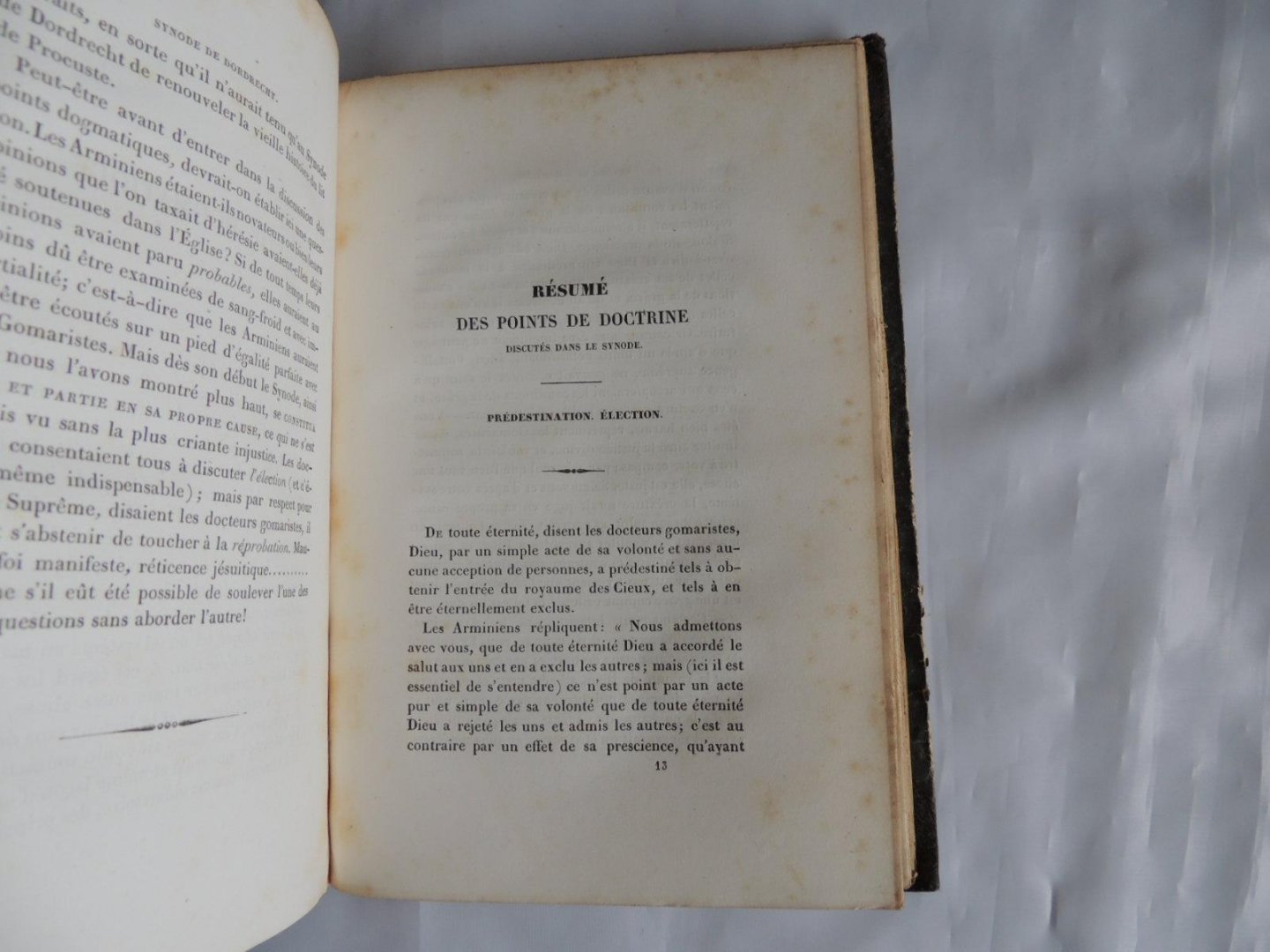 Chatelain Nicolas N. - Histoire du synode de Dordrecht considéré sous ses rapports religieux et politiques, dès 1609 à 1619