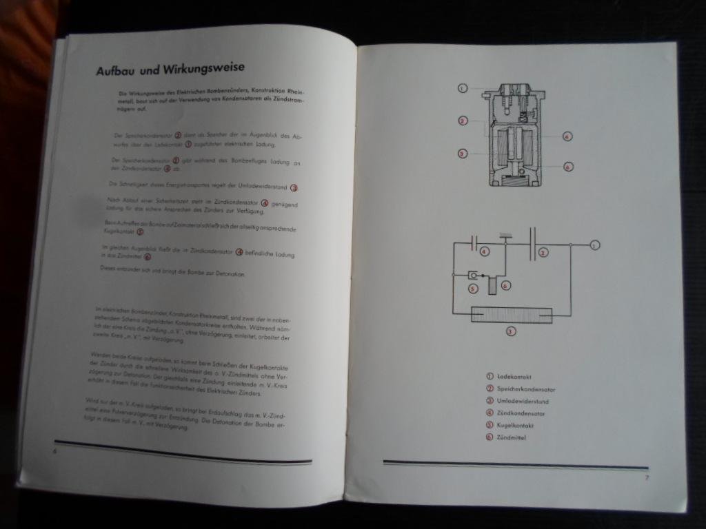 Catalogus - Der Elektrischer Bombenzünder und Zubehörgeräte