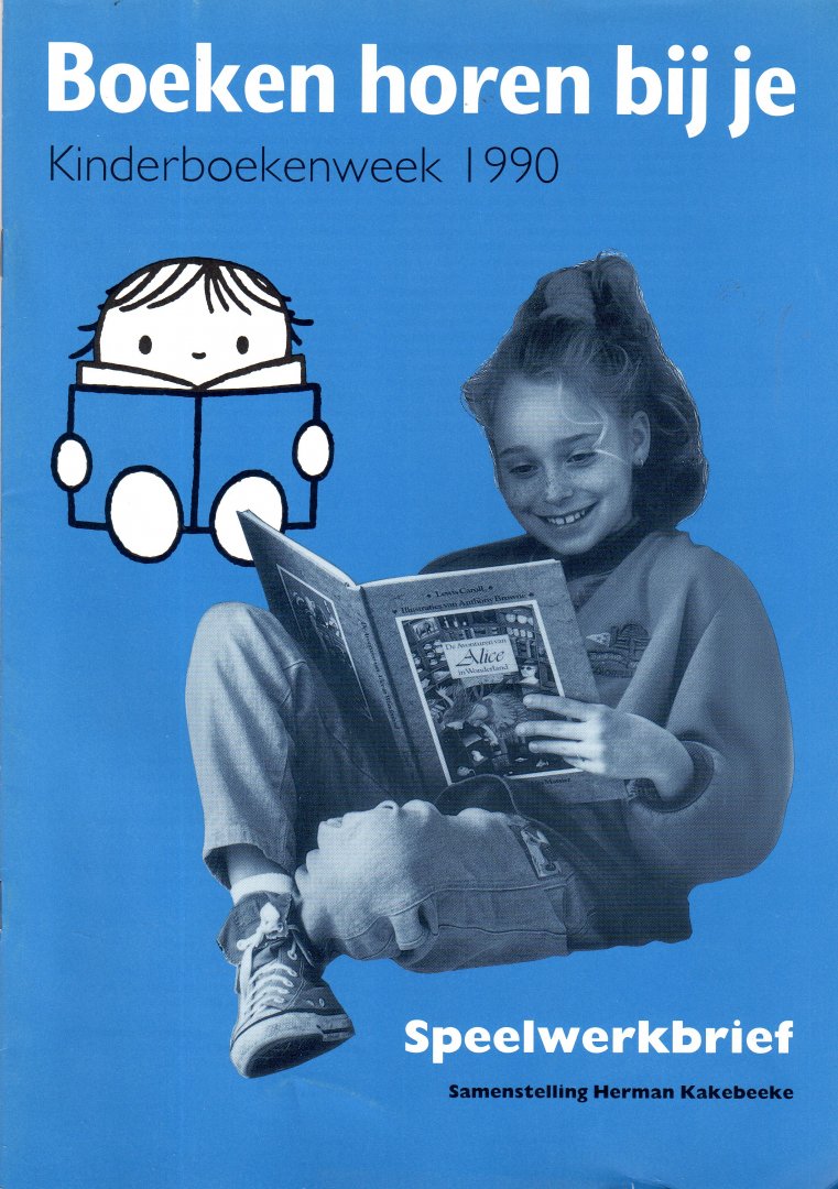 Kakebeeke, Herman - Boeken horen bij je. Kinderboekenweek 1990. Speelwerkbrief
