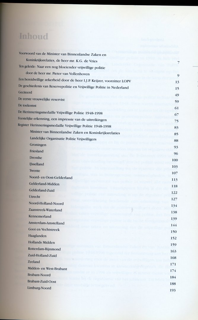 Kruimel, J.P. en E.A.M. Vermathen - Gouden koorden. Reserve- en vrijwillige politie 1948-1998.