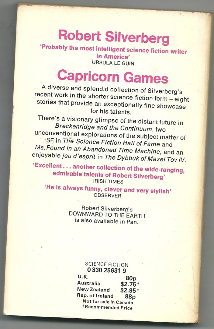Silverberg, Robert - Capricorn Games