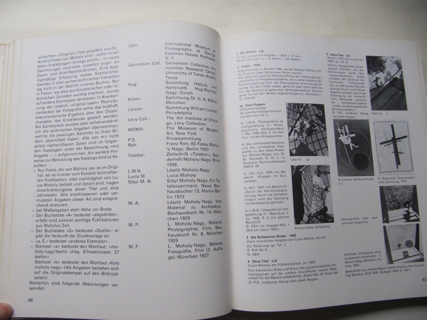 Andreas Haus - Moholy-Nagy, Fotos und Fotogramme