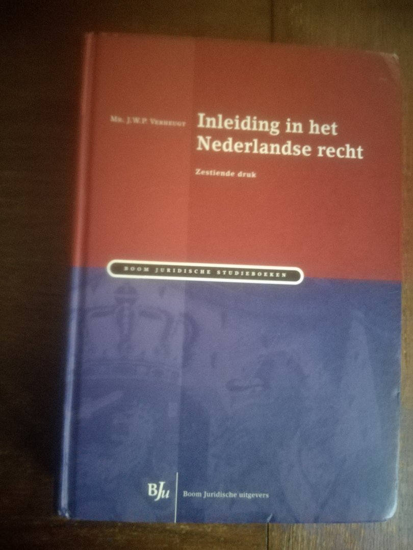 Verheugt, Mr. J.W.P. - Inleiding in het Nederlandse recht