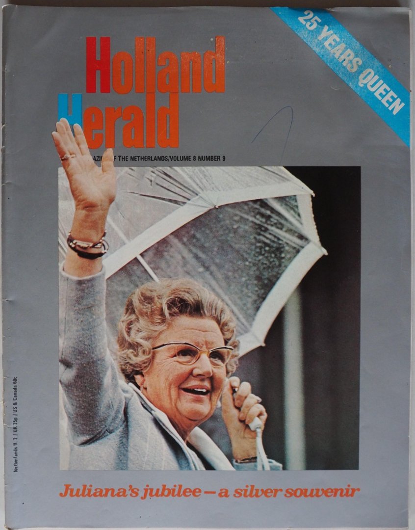 Leonard Vernon e.a. - 25 Years Queen Holland Herald Newsmagazine The Netherlands Vol 8 number 9  1973