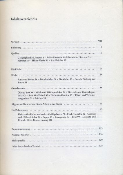 Heine, Peter - Kulinarische Studien. Untersuchungen zur Kochkunst im arabisch-islamischen Mittelalter. Mit Rezepten