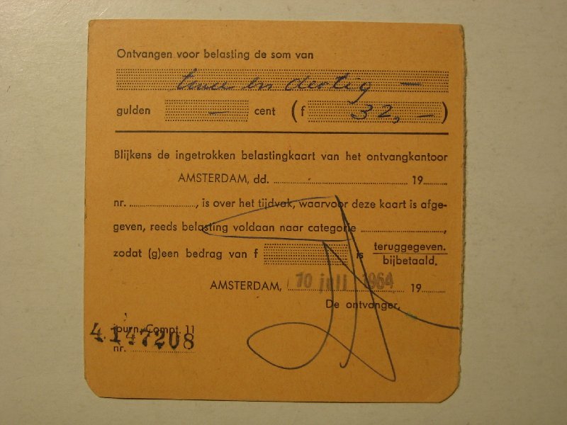  - Motorrijtuigenbelastingkaart