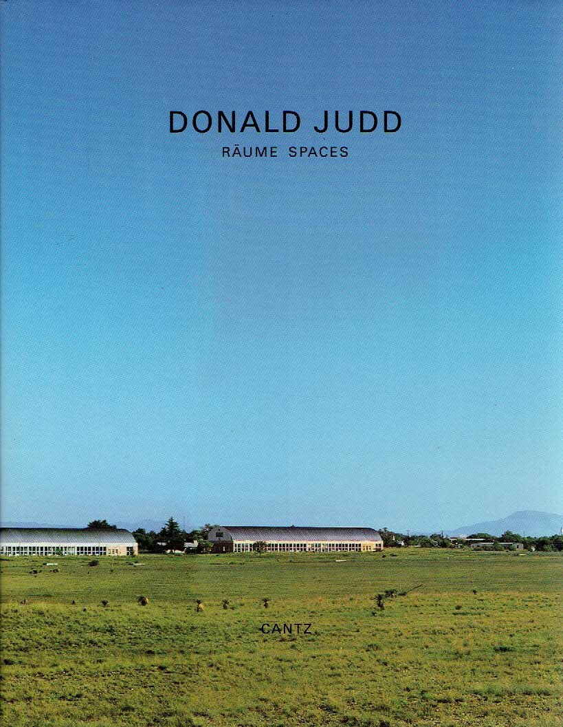 JUDD, Donald - Donald Judd - Räume - Spaces - Kunst + Design - Preisträger der Stankowski-Stiftung 1993 / Recipient of the Stankowski Prize 1993.