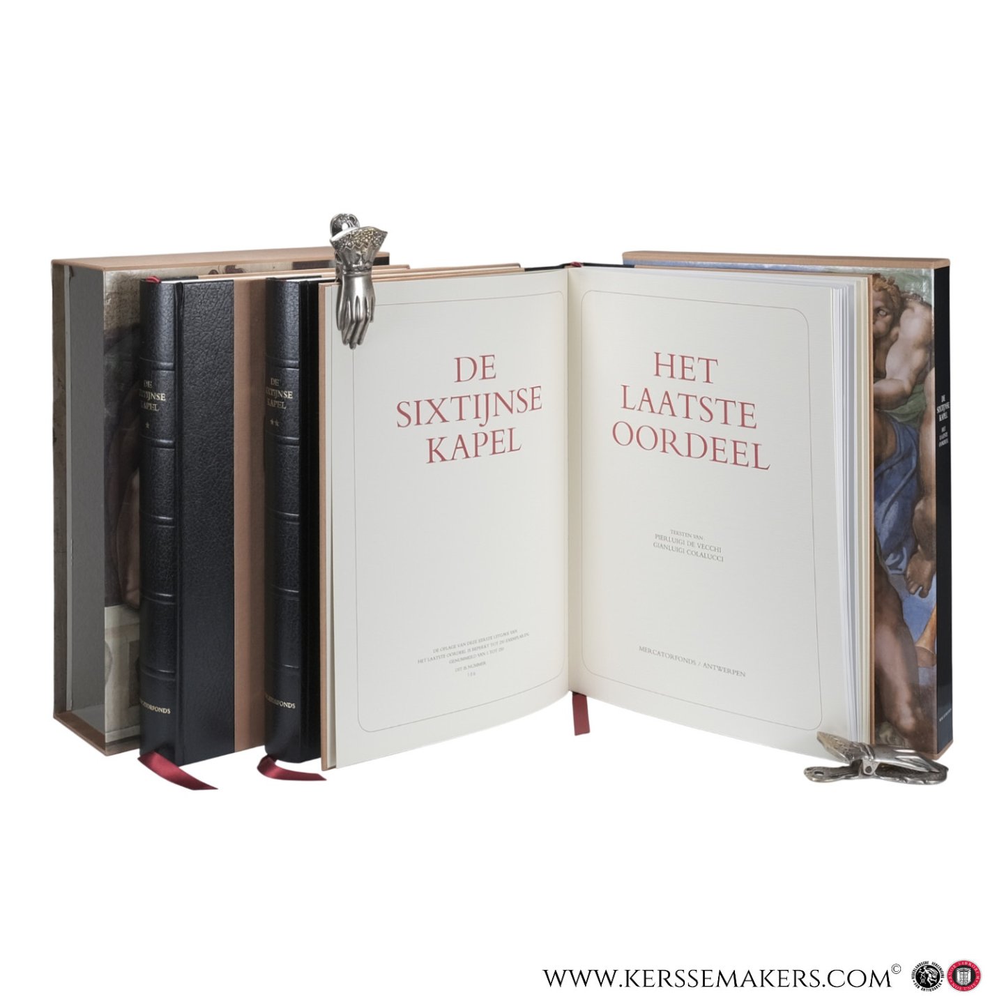 Hartt, Fredrick / Mancinelli, Fabrizio / Colalucci, Gianluigi / Vecchi, Pierluigi de [eds.]. - De Sixtijnse Kapel / Het Laatste Oordeel. Limited edition set [3 volumes].