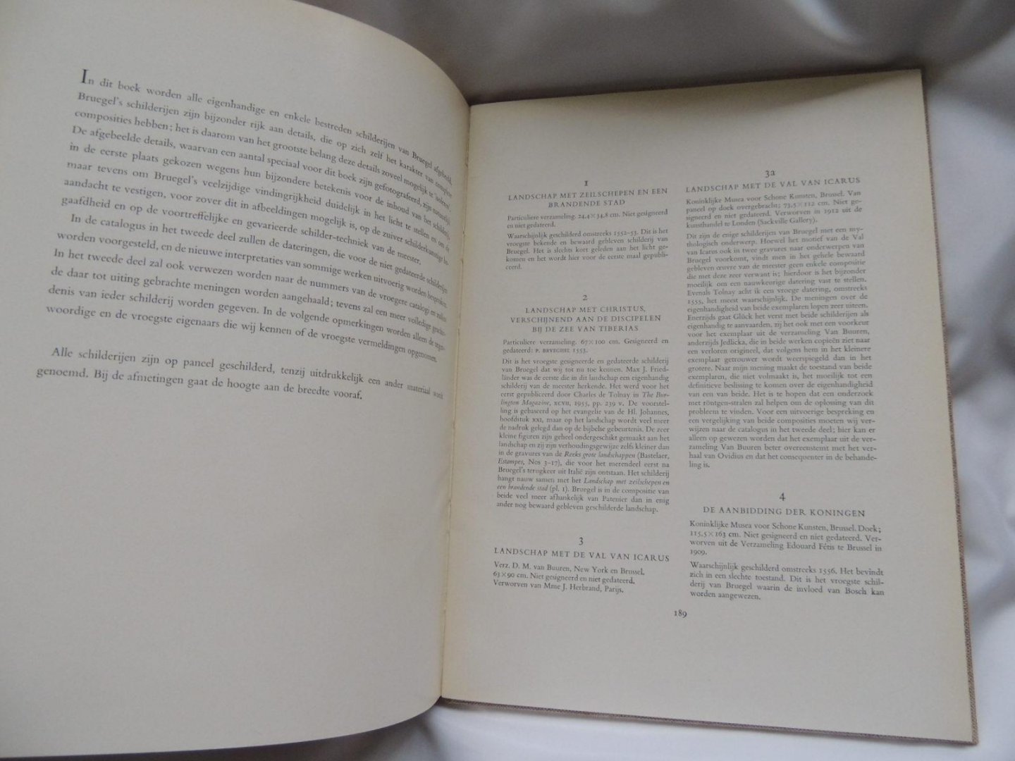 Grossmann, F. -  E Haverkamp Begemann - De schilderijen van Bruegel - Complete editie - met 155 zwarte en 11 kleurenreproducties