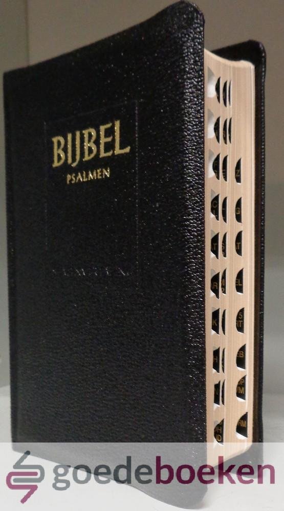 Statenvertaling - Bijbel 612311 zwart *nieuw* - laatste exemplaar! --- Statenvertaling + Psalmen en 12 Gezangen, Kunstleer, Kleursnee, Index, Ritmisch