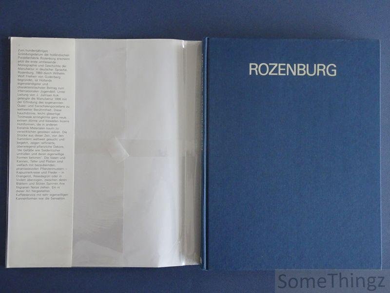Marjan Boot e.a. - Rozenburg 1883 - 1917. Monographie einer Manufaktur.