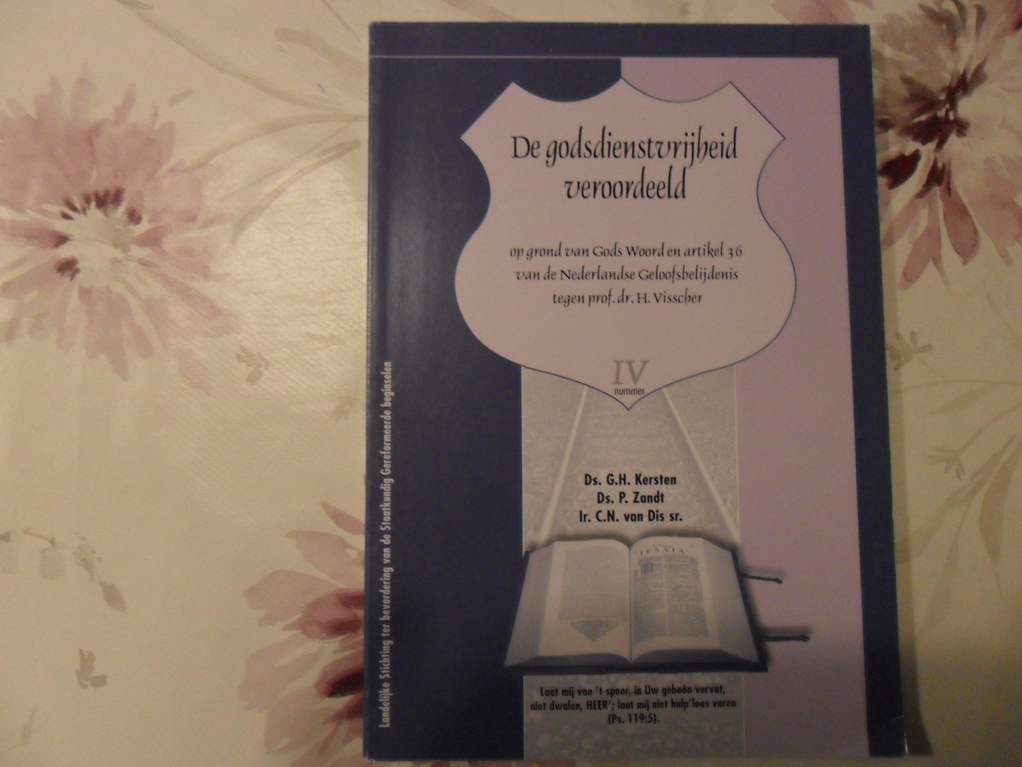 Kersten G.H. / Zandt P. / Dis van C.N. - De godsdienstvrijheid veroordeeld