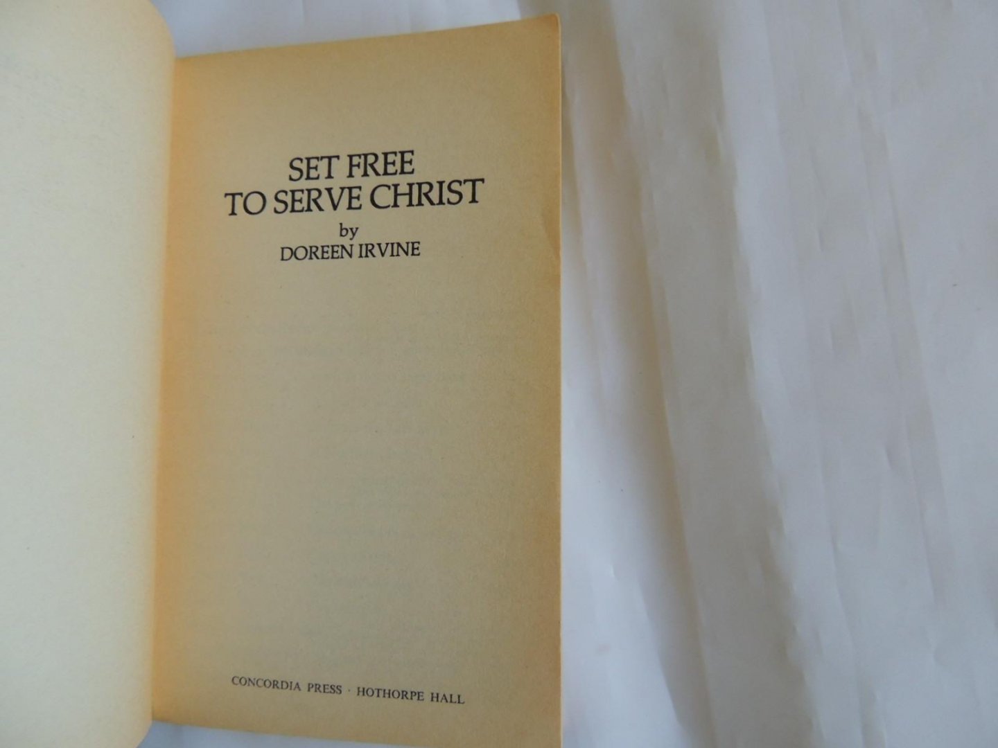 Doreen irvine - Set free to serve Christ - from witchcraft to CHRIST