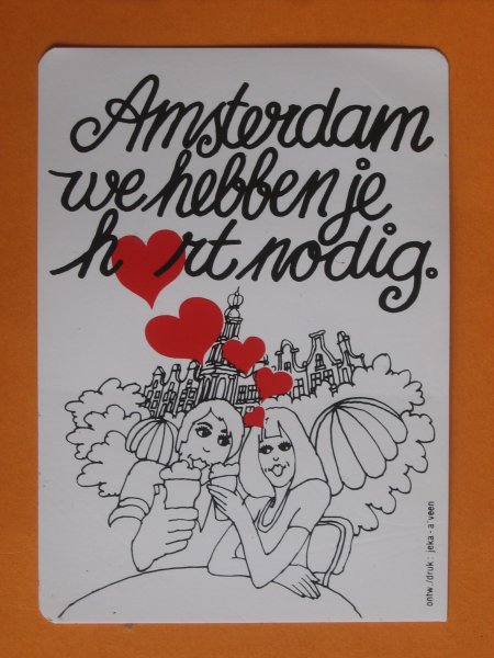 Sticker - Amsterdam, we hebben je nodig!