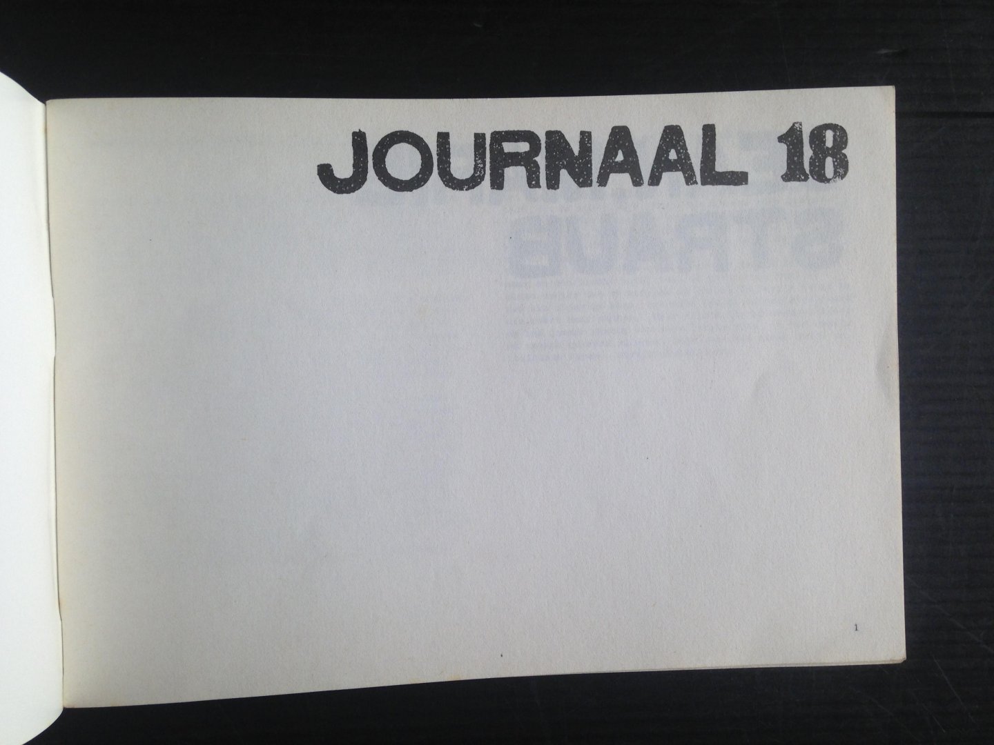  - Jean Marie Straub, Werner Hochbaum, Filmmuseum Cinemateek, Journaal 18