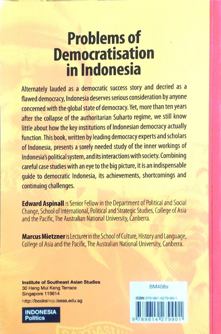 Aspinall & Mietzner - Problems of democratisation in Indonesia