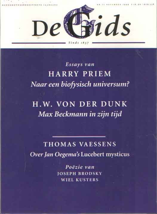 Asscher, Maarten e.a. (redactie). - De Gids. Algemeen Cultureel Maandblad. Honderdtweeënzestigste jaargang, 1999 no. 11
