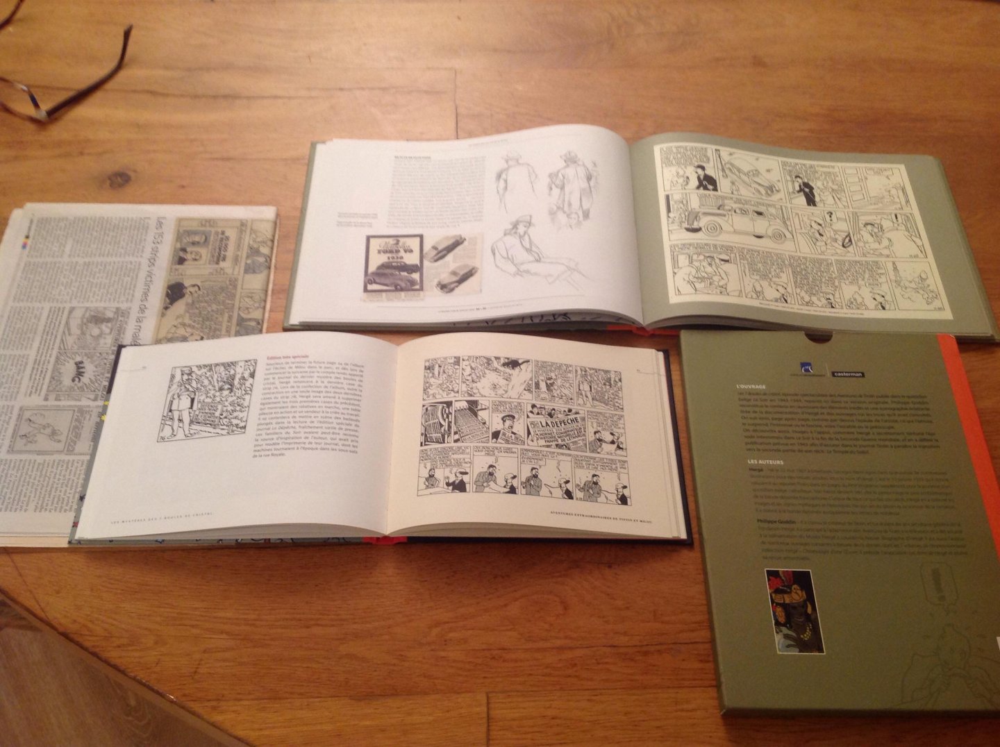 Hergé - Les Mystères des 7 Boules de cristal. Met extra's