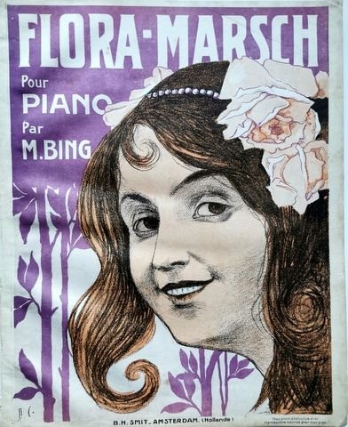 Bing, M.: - Flora-marsch pour piano