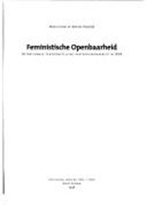 M. Grever & B. Waaldijk - Feministische openbaarheid