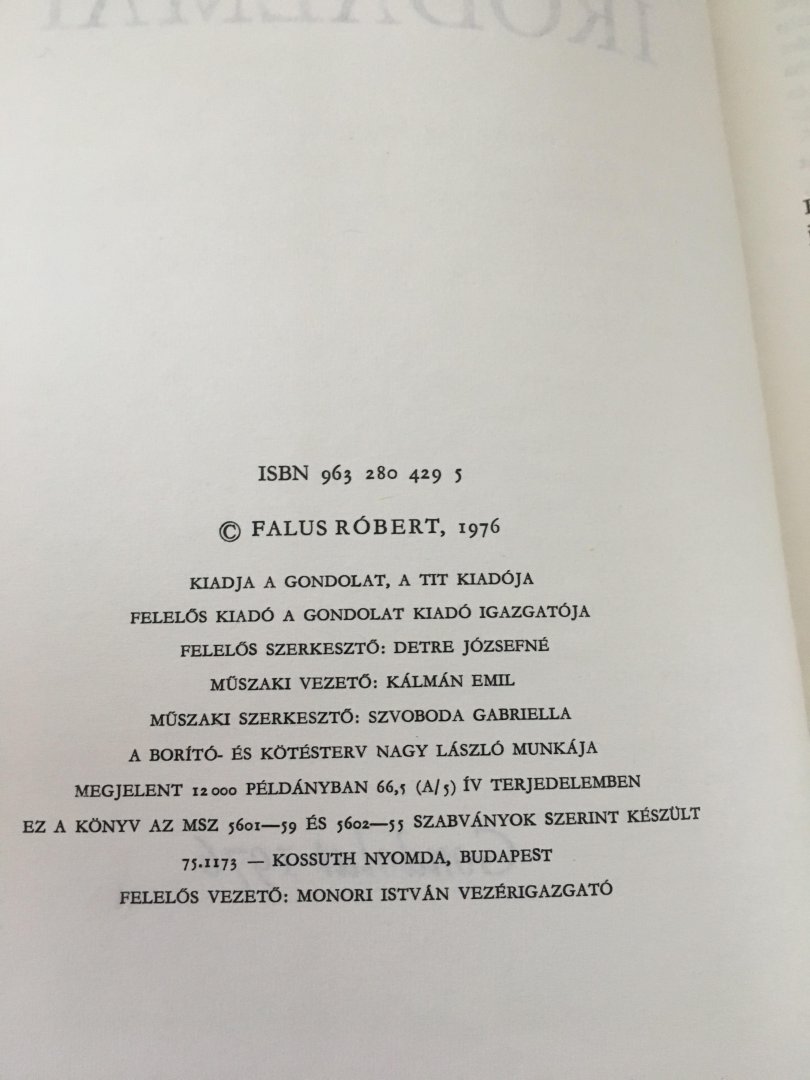 Faludy Róbert - Az antiek világ iridalmi