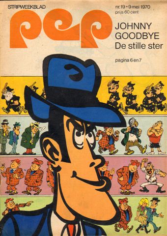 Diverse tekenaars - PEP 1970 nr. 19, stripweekblad, 9 mei 1970 met o.a. DIVERSE STRIPS /DAF 555 SPORTCOUPE (2 p.)/WK VOETBALLEN MEXICO 1970 (ELFTALFOTO'S ITALIE/ISRAEL/ZWEDEN/URUGUAY, 2 p. foto + 1 p. tekst)/BINTANGS (2 p.), goede staat