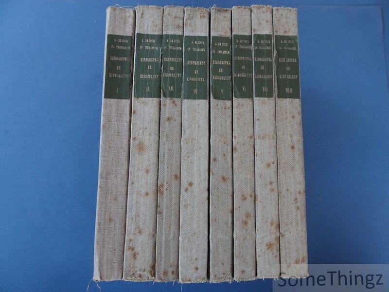 de Cock, A. [Alfons] en Teirlinck, Is. [Isidoor] / Teirlinck, Herman (ills.) - Kinderspel & kinderlust in Zuid-Nederland. [Compleet in 8 delen.]