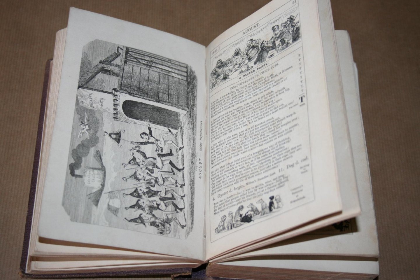 George Cruikshank - The Comic Almanack for 1840 - 1841 - 1842 - 1843 - 1844
