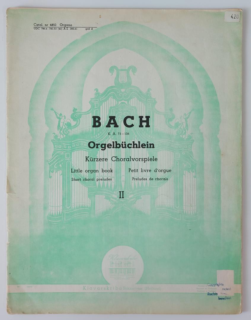 Bach - K.A. 73-106. Orgelbuchlein II