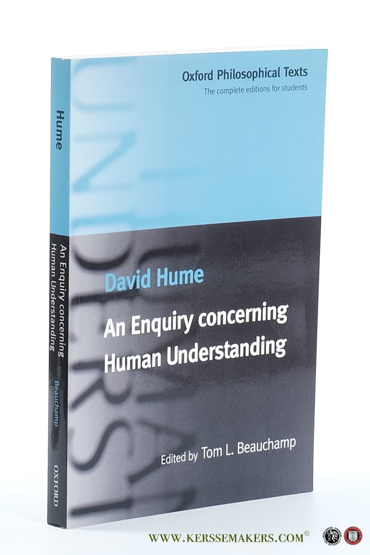 Hume, David. - An enquiry concerning human understanding. Edited by tom L. Beauchamp.