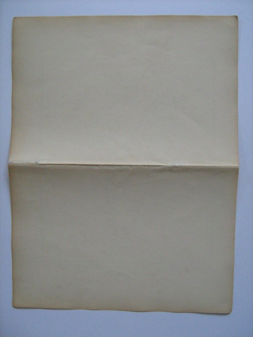  - Oudtijds grensgekleurde lithografie van Gemeente BEDUM, Groningen
