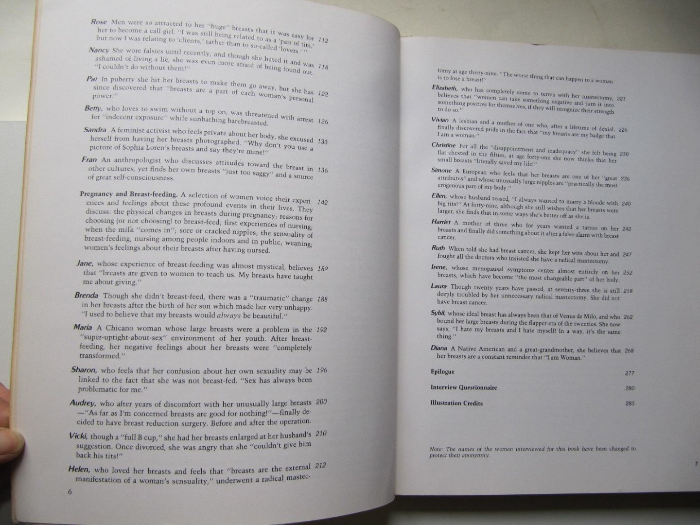 Daphna Ayalah and Isaac J. Weinstock - Breasts / Women speak about hteir breasts and their lives.