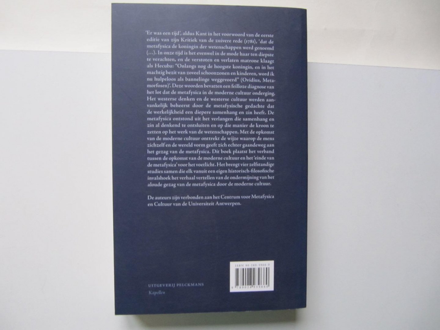  - De koningin onttroond; de opkomst van de moderne cultuur en het einde van de metafysica