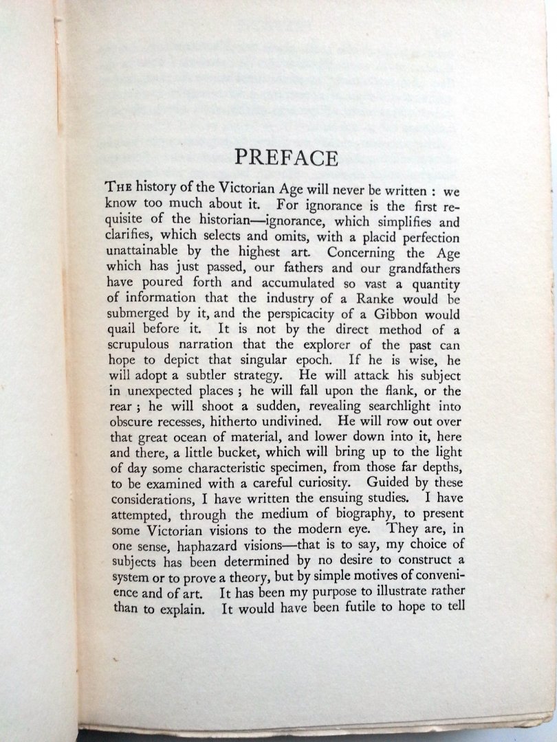 Strachey, Lytton - Eminent Victorians (Cardinal Manning - Florence Nightingale - Dr. Arnold - General Gordon) (ENGELSTALIG)