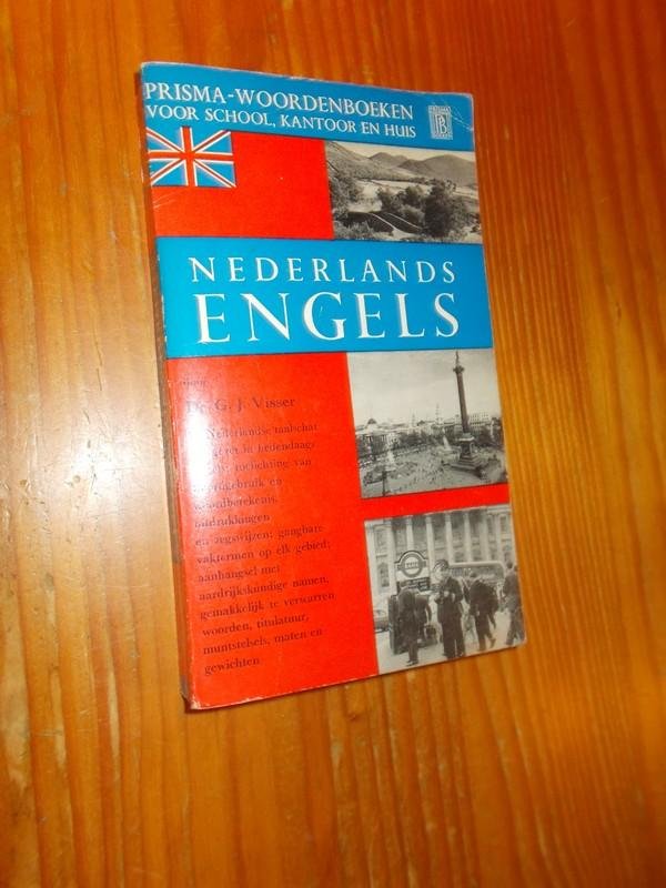 VISSER, G.J., - Woordenboek Nederlands-Engels.