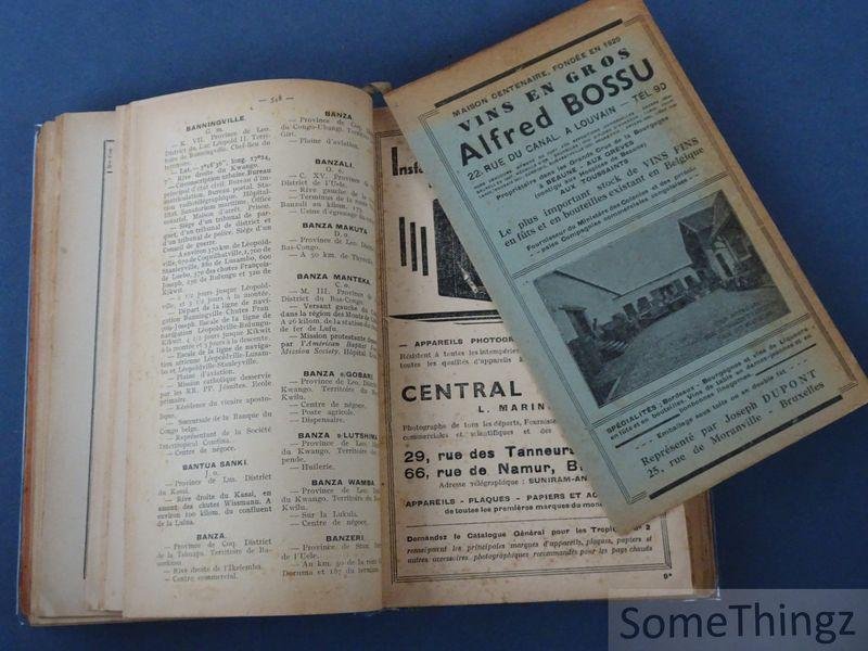 N/A. - Ministère des colonies  / [ministère du Congo belge et du Ruanda-Urundi] - Ministère des colonies. Annuaire officiel 1935. [Congo-Belge et Ruanda-Urundi]
