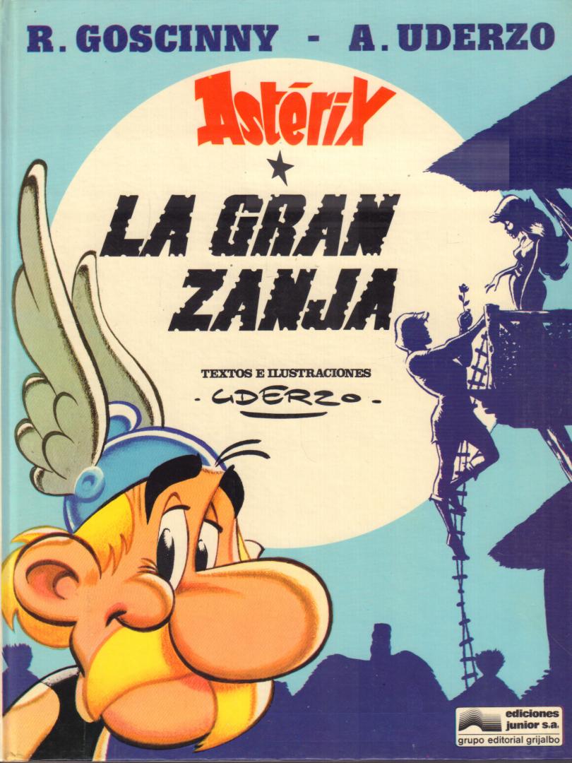 Goscinny / Uderzo - ASTERIX 25 - ASTERIX LA GRAN ZANJA, hardcover, gave staat, Asterix in castillian spanish (en lengua castellana)