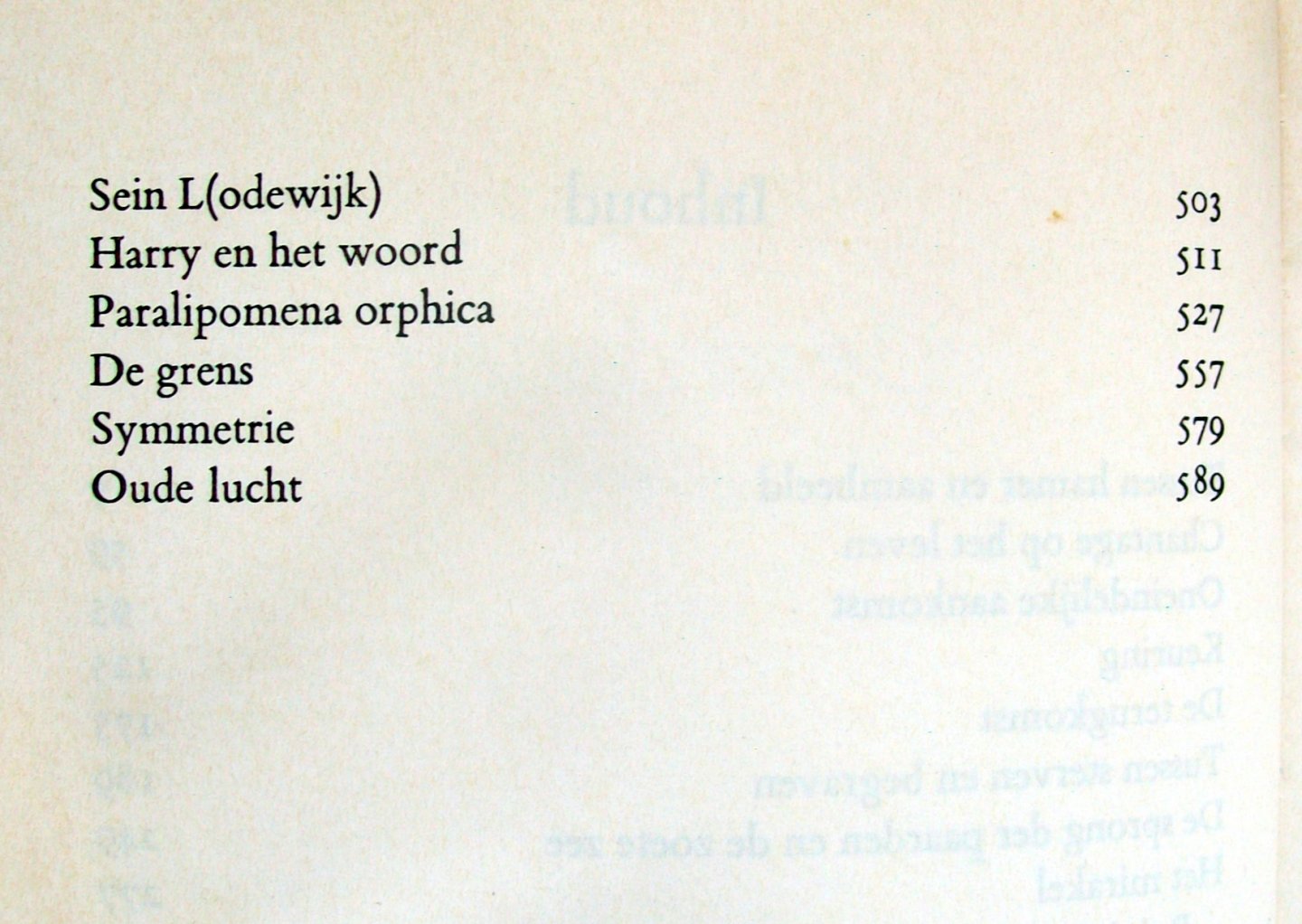 Mulisch, Harry - De verhalen 1947-1977 (Ex.1)