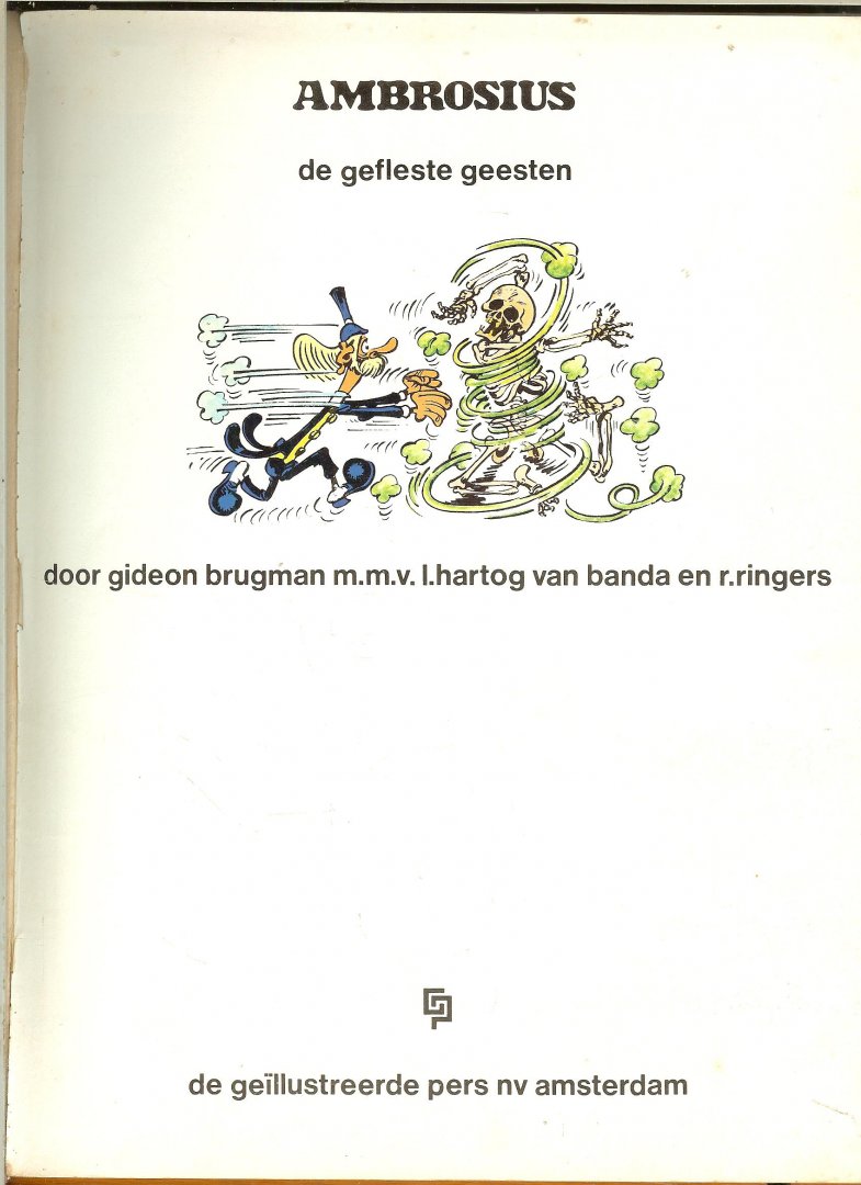 Brugman, Gideon met  Lo Hartog van Banda en R. Ringers - Ambrosius de gefleste Geesten