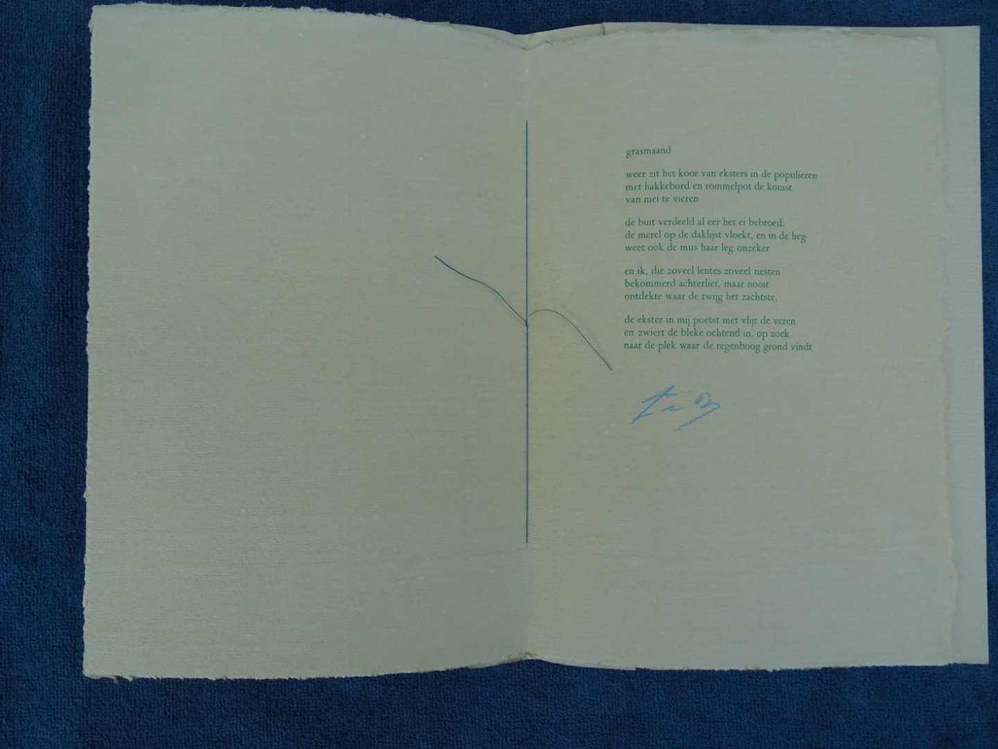 Berg, Arie van den. - Grasmaand.