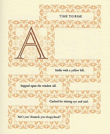 STEVENSON, R.L. - Little feet along the floor.