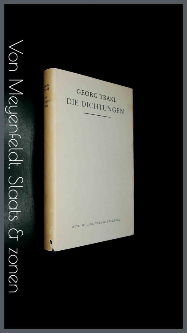 Trakl, Georg - Die dichtungen